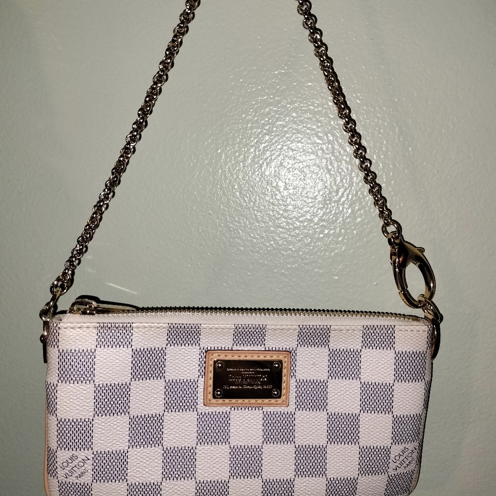 💯 Louis Vuitton Milla Clutch Azur